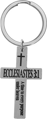 M Men Style Religious A Time To Every Purpose Under Heaven(ECCLESIASTES 3.1)KeychainLSK22024 Key Chain