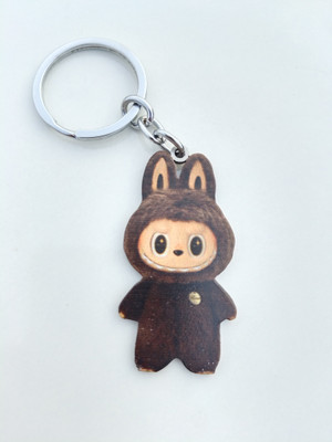 Achyuta 3D Labubu Monster Doll Metal Keychain Premium Quality Keychain Key Chain