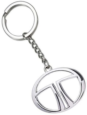 BBG NEW_Tata Logo Silver Metal Keychain & Best Quality keychain For Car Lovers Key Chain