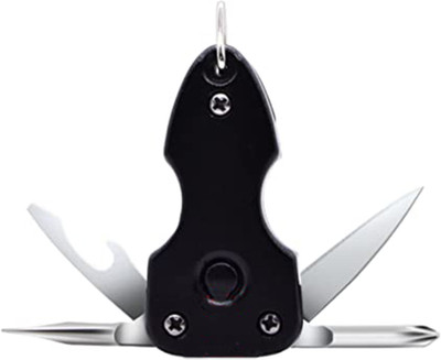 Taskin Multipurpose - Knife | Bottle Opener|Torch| Screwdriver| Key Chain-202 Standard Screwdriver(Pack of 1)