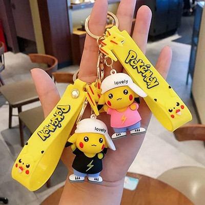 SRG Cute Pokemon Rubber Keychain Key Chain