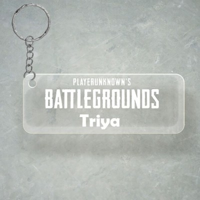 SY Gifts PUBG Design With Triya Name Key Chain