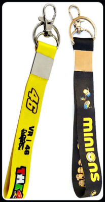 Meeko.com black minion tag with The doctor 46 tag bike 01a-KC Key Chain
