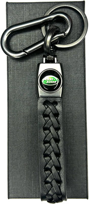 FLAMBE land rover car Black Cross Design Belt Keychain Key Chain