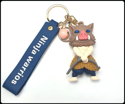 OHZEN 3d Ninja Warrios keychain made up of Rubber And Silicon_J592 Key Chain