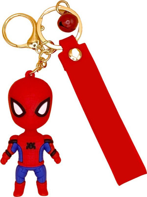 gtrp key Chain-Spiderman Marvel Avengers 3D PVC Silicone Rubber Keychain Key Chain