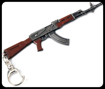 Meeko.com PUBG AK47 Gun Locked-jj1 Key Chain