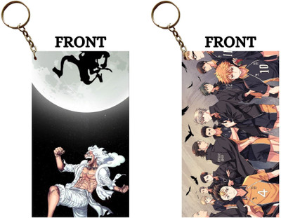 Hariyaali Enterprises LLP LUFFY GEAR 5 × HAIKYU TEAM KARASUNO Unique Style 2 pcs Combo Key Chain