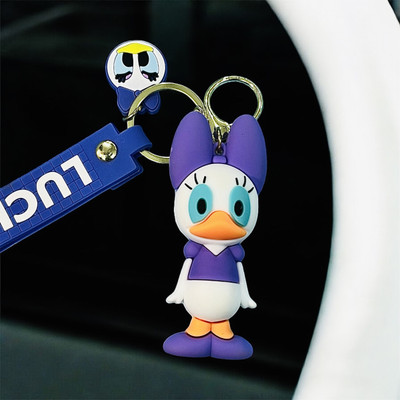 cutieclicks Classic Disney Daisy Duck Character Keychain - Fun & Stylish Accessory Key Chain