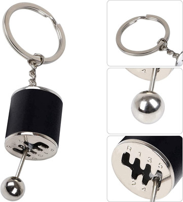 gtrp Gear Transmission Fidget Keychain Creative Auto Part Model Six-Speed 62 Key Chain