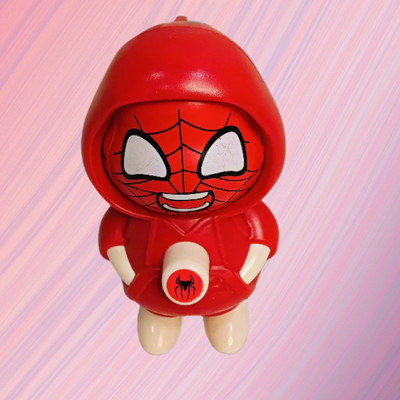BITWEAVE Spider-Man 3-Face Keychain Action Figure, Fun and Unique Gift Key Chain