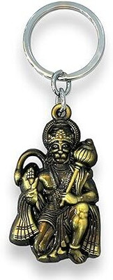 gtrp Premium Hanuman 2 Gold Stainless Steel Keychain Metal For Gifting 02 Key Chain