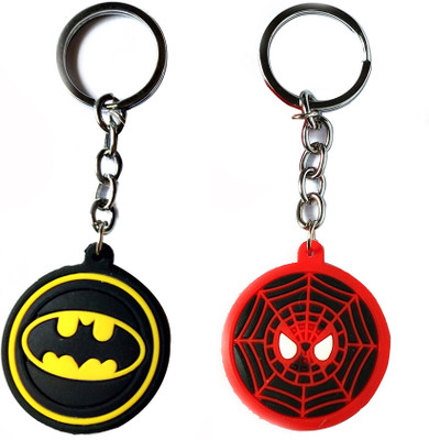ShopTop Batman and spiderman rubber key chain Key Chain