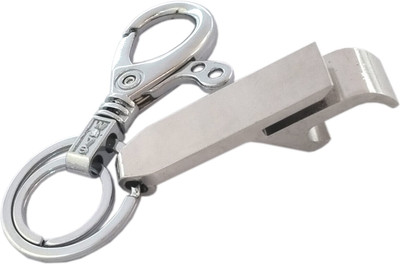 MGP FASHION Silver Metal Bottle Opener Split Key suitable party fun beach occasion Emergency Key Chain