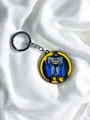 radherani Batman Keychain|3D Rotating Key Chain for Boys, Men & DC Comics Fans Key Chain