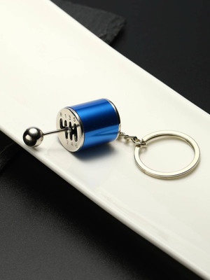 SHRI JI Premium Car Speed Manual Gearbox Keychain Blue Key Chain