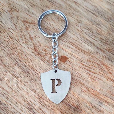 Sullery English Alphabet Initial Charms Letter Initial P Alphabet SulleryKey202266 Key Chain