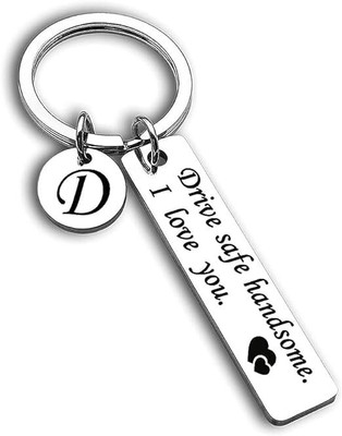 Artisans Crafted Personalized Initial Car Keychain Key Chain