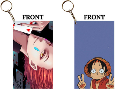 Hariyaali Enterprises LLP HISOKA CARDS SHOW X LUFFY VICTORY POSE Unique Style 2 pcs Combo Key Chain