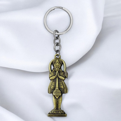 Sullery God Ram Bhakat Pawanputra Bajrangbali Hanuman Gada Metal Keychain Skey2024145 Key Chain