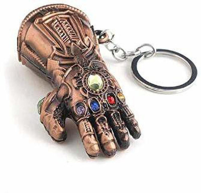 Jainjon Super Combo of Thanos Hand Copper And Harry Potter Magical Wand Key Chain
