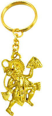 AFH Jai Bajrang Lord Hanuman Decorative Religious Gifting Key Chain Key Chain