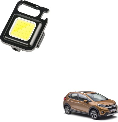 SEMAPHORE Keychain Work Light Mini LED Handheld Rechargeable For Honda WRV i-DTEC S 5 hrs Torch Emergency Light(Black)