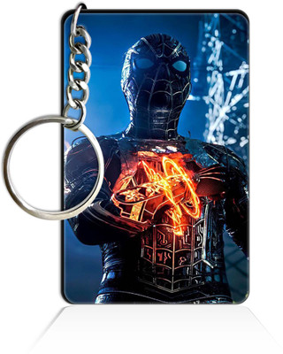Party Gift Printed Wooden Rectangle Hero key ring Keychain PGRQ255KY (87) Key Chain