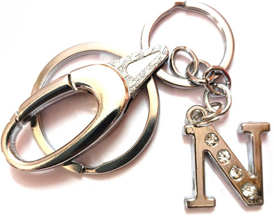 ShopTop Letter 'N' keychain with hook 0h8 Key Chain