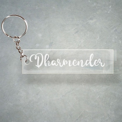 SY Gifts Dharmender T Name Keychain O1 418 Key Chain