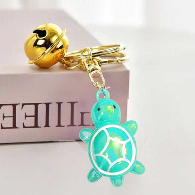 AMYCOUR Crystal Turtle Keychain Girls and Boys Blessings and Good Luck Random Color Key Chain