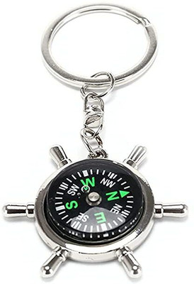 GKCH keychain-wheel compass metal Key Chain