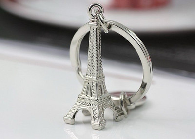 SRG High quality Metal Eiffel Tower Keychain Key Chain