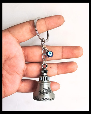 Wonderwhimzy Bell Keychain Tibetan Keychain Guardian Key Chain Bell Key Chain evileye W Key Chain
