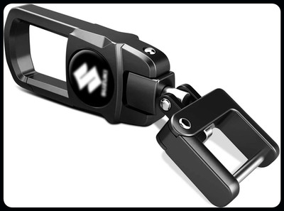 Jainzon Metal for Suzuki Cars| Premium Stainless Steel | Black Color-S591 Key Chain