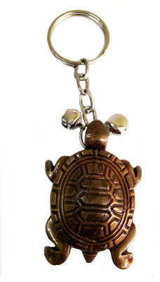 ShopTalk Black Lucky Charm Tortoise Key Chain