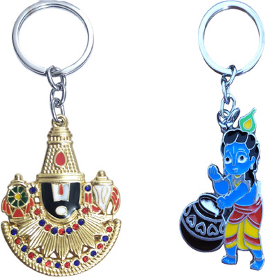 MORELL N-KRISHNA AND TIRUPATI BALAJI KEYCHAIN COMBO Key Chain