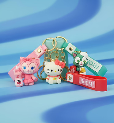 KOMAL CREATIONS kittycombo001 Key Chain