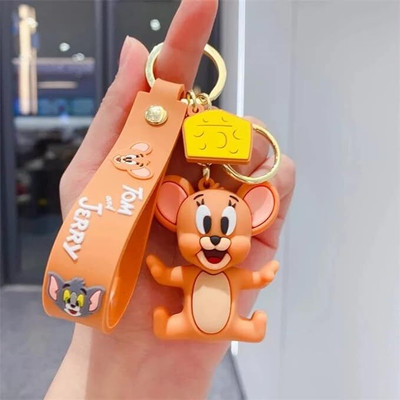 Ghelonadi Tom and Jerry Keychain | Tom and Jerry Figures - Set of 1 (face jerry) Key Chain