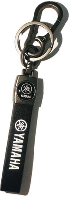 SHRI JI Premium YAMAHA High-quality Leather Patti keychain Key Chain