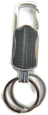 Altrona Premium Spinner Keychain with Bottle Opener & Lock Hook I Keyring Spin(Black) Key Chain