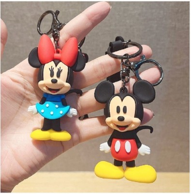 SSAppliances Mouse Minnie Keychain Cute Keyring Gift 3D Silicone Keychain(Minnie Mouse) Key Chain