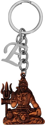 M Men Style Lord Shiv Shankar Mahadev Bholenath Initial Letter Alphabet - E SKey2022444 Key Chain