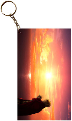 Hariyaali Enterprises LLP Vinland Saga THORFIN WATCHING PEACEFUL SUN SET Anime Key Chain