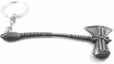 GIKH KeyChain_Avengers Infinity War Thor AXE Silver Avengers For Bikers Key Chain