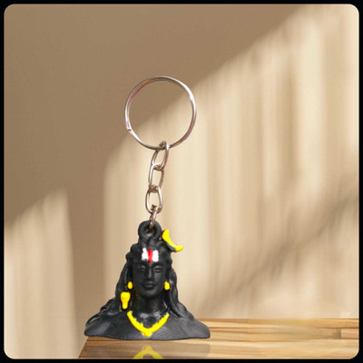 Meeko.com God Shiva Adiyogi Lucky for Men Perfect Gift for Car,Bike-KC Key Chain