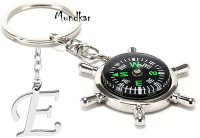 Mundkar Compass Alphabet-E Key Chain