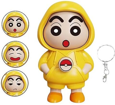 Vincenzo Face Changing Keychain Toy – 3D Cartoon Character Key Holder for Men Key Chain