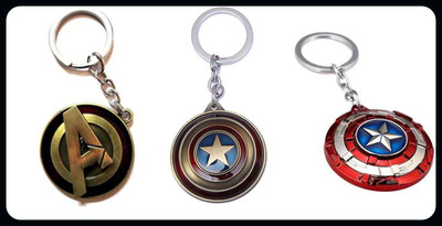 GSV Avenger A logoCaptain America Shield Keychain_J99 Key Chain