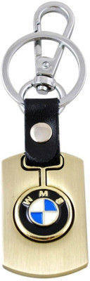 gtrp key Chain-BMW Premium Quality Swinging Metal (Gold) Key Chain Key Chain